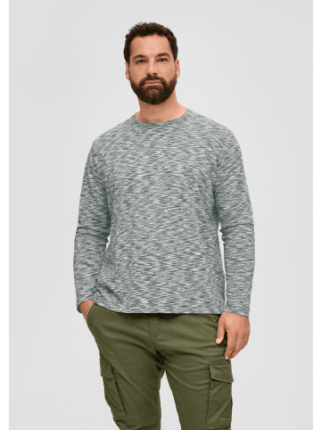 S. Oliver T-Shirt langarm in Olive