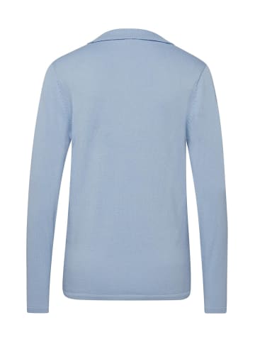 GOLDNER Polopullover in himmelblau