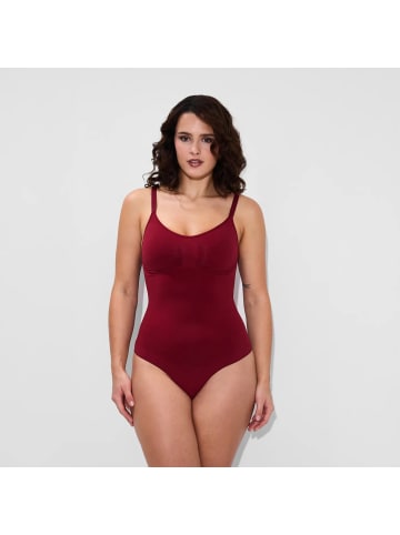 CFAB Figurformender Body mit String  in Weinrot