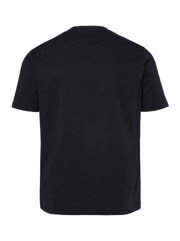 Men Plus Kurzarm T-Shirt in schwarz