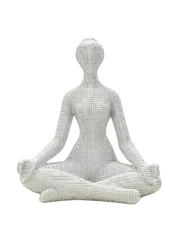 Mauro Ferretti Skulptur aus Silberharz, 20,5 x 15,5 x 23 cm