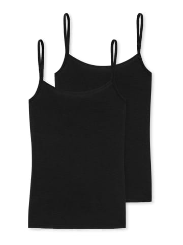 Schiesser Spaghettitop Modal Essentials in Schwarz