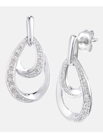 Diamant L'éternel Ohrhänger aus 375 Weißgold mit Diamant