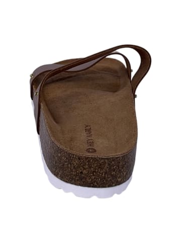 Hey Marly Klassische Pantoletten in Braun