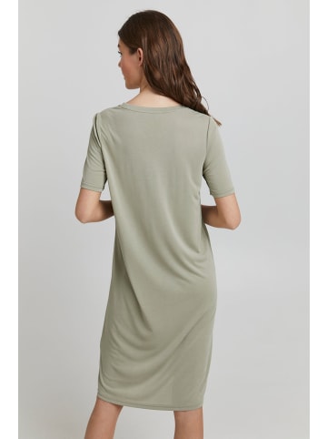 Oxmo Shirtkleid BRINJA 21950010-ME Shirtkleid mit Rundhalsausschnitt in Grün