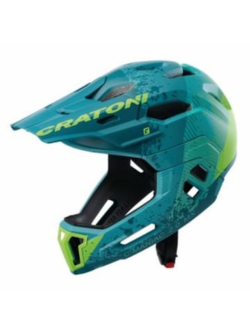 Cratoni MTB-Helm C-Maniac 2.0 MX in petrol/grün matt