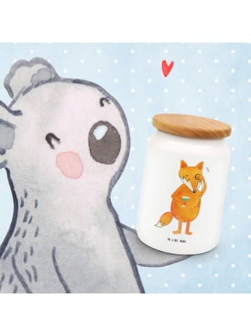 Mr. & Mrs. Panda Teedose Fuchs Lord ohne Spruch in Weiß