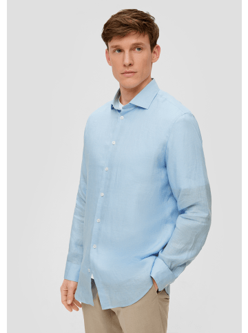 s.Oliver BLACK LABEL Hemd langarm in Blau