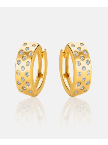 Diamant L'éternel Ohrringe aus 585 Gelbgold