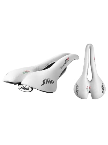 SelleSMP Fahrradsattel Well M1 in weiß