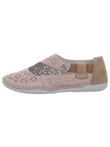 rieker Ballerina in kiesel/camel