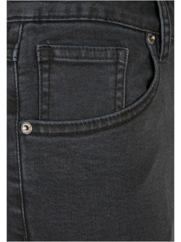 Urban Classics Jeans-Shorts in black washed