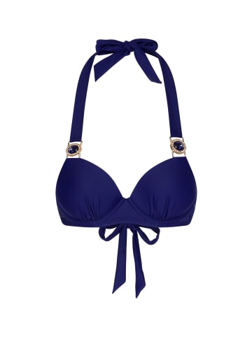 Moda Minx Bikini Top Amour Push Up in blau-schwarz