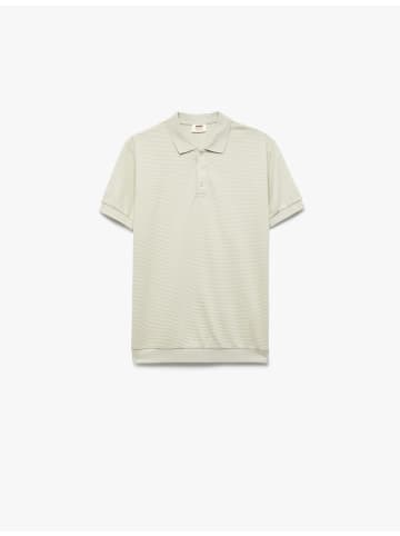 KOTON TSHIRT SS POLO in Grün