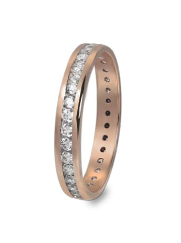 GoldDream Goldring 333 Rosegold - 8 Karat, Zirkonia Größe 56 (17,8)