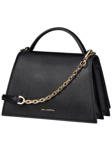 Karl Lagerfeld Handtasche K/Signature 2.0 MD in Black/Gold