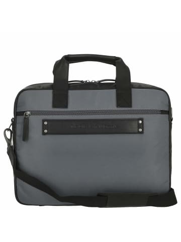 The Chesterfield Brand Fusion Narvik - Laptoptasche 15" 40 cm (steel green) in light grey