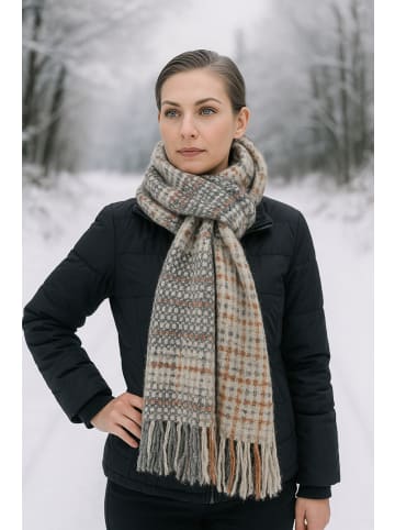 collezione alessandro Winterschal " Tscherpa " in beige