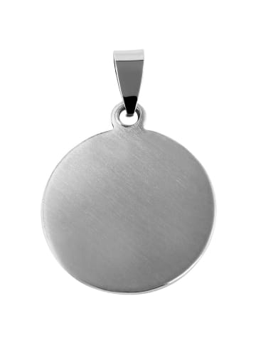 Adeliás Unisex Anhänger aus Edelstahl in silber