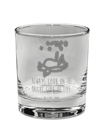 Mr. & Mrs. Panda Whiskyglas Fuchs Sterne mit Spruch in Transparent
