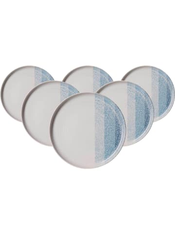 Ritzenhoff & Breker 6er Set Speiseteller Trio in ø 25 cm in Blau
