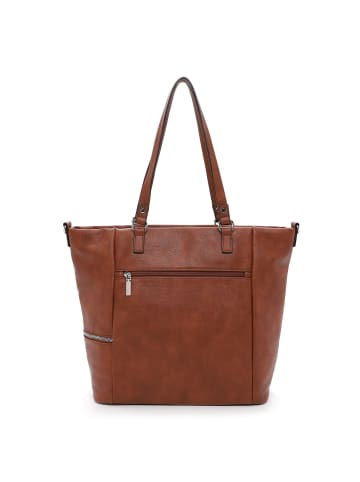 Tamaris Nele Shopper Tasche 42 cm in cognac