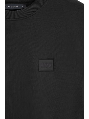 Polo Club Sweatshirt in Schwarz