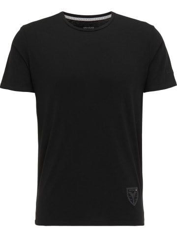 Carlo Colucci T-Shirt Cavallar in Schwarz