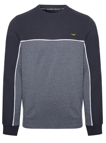 Threadbare Sweatshirt Kinross in blau-schwarz