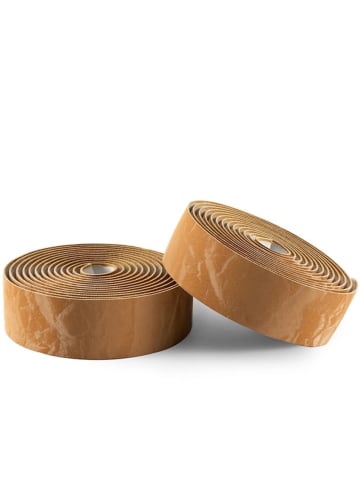 Rockbros Rockbros PU Lenkerband "Velour" Muster Braun in Braun