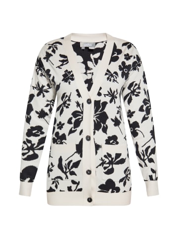 Usha Damen Cardigan in WOLLWEISS SCHWARZ