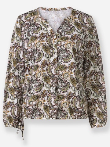 WITT WEIDEN Langarmshirt in champagner-schilf-bedruckt