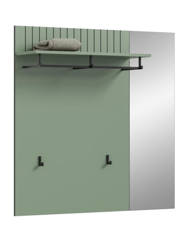 ebuy24 Wandgarderobe Station Spiegel 106 x 27 cm