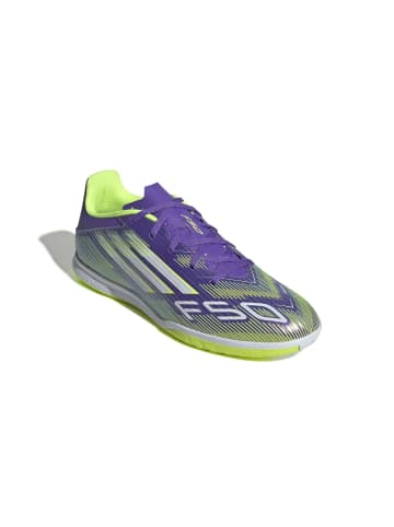 adidas Indoorschuh F50 CLUB IN in purrus/ftwwht/luclem
