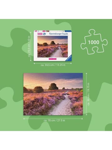 Ravensburger Ravensburger Puzzle 1.000 Teile Traumpfad in Rosa in bunt
