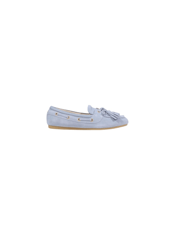 Liu Jo Blau Wildleder Plateau-Pumps