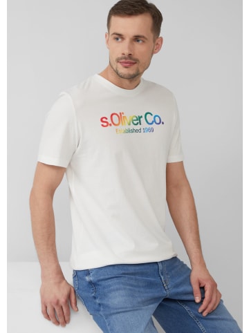 s.Oliver T-Shirt in 01D1_weiß