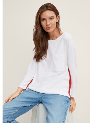 comma CI T-Shirt 3/4 Arm in Weiß