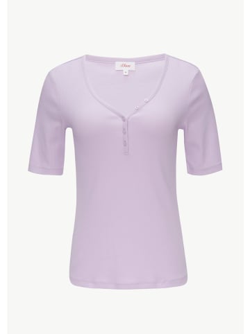 s.Oliver T-Shirt kurzarm in Lila