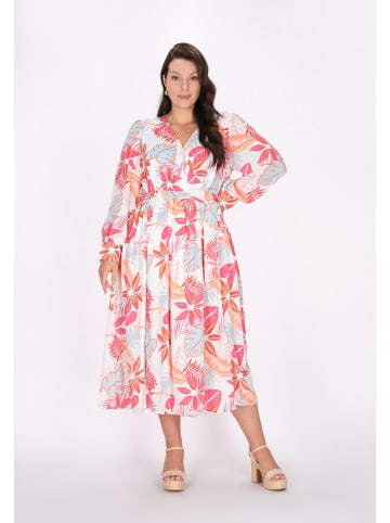 Usha Plus Size Dress in Multicolor