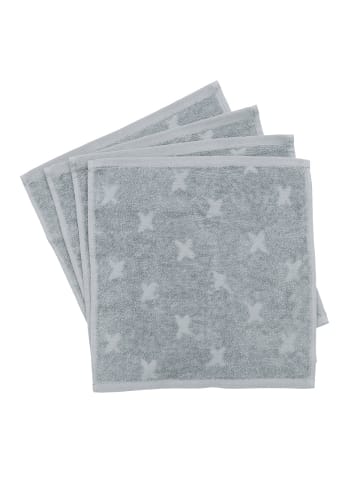 müsli Waschlappen 4er-Pack in Jasmin blue