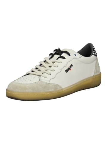 BLAUER USA Sneaker Weiß/Schwarz