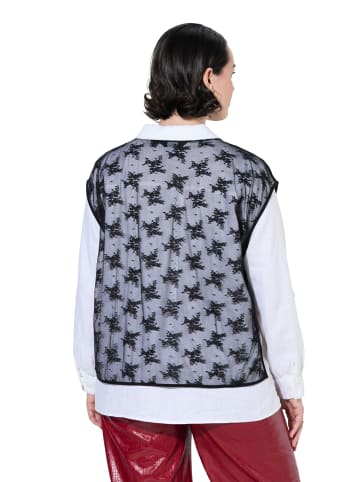 Ulla Popken Strick-Top in schwarz