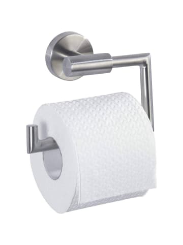 Wenko Toilettenpapierhalter BOSIO MATT - Edelstahl in Mattsilber, 15 x 11 x 7 cm