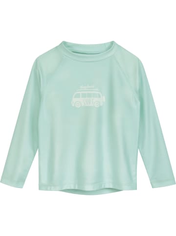 Playshoes UV-Schutz Bade-Shirt 1/1-Arm Surf-Bus in mint