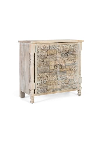 Giner y Colomer Sideboard aus recyceltem Eichenholz, 90 cm, Boho-Stil