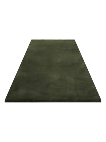 Wecon Home Hochflorteppich Anna in Oliv Grün