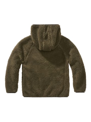 Brandit Fleece Jacket in olive