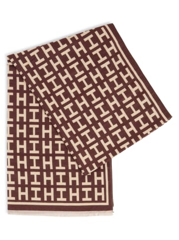 Marie Lund Schal in schoko beige - 0002