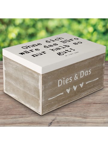 Mr. & Mrs. Panda Geschenkbox Spruch Sekretärin Beste mit Spruch in Weiß